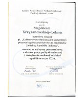 Książka Magdaleny Krzyżanowskiej-Celmer została uhonorowana nagrodą nagroda Komitetu Nauk o Pracy i Polityce Społecznej PAN 